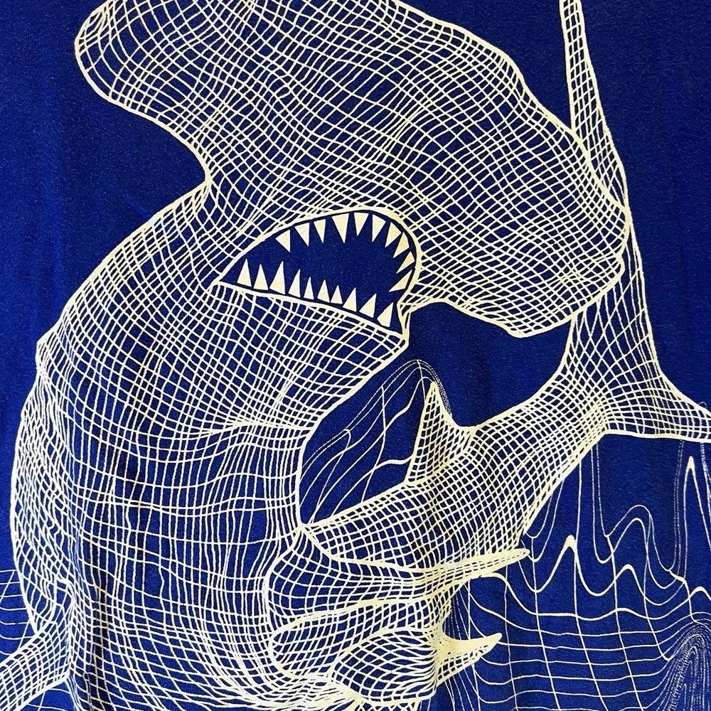 Childrens Place Shirt Boys XLarge XL Graphic Short Sleeve‎ Hammerhead Shark TCP